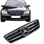 Εμπρόσθια μάσκα AMG look για Mercedes-Benz C-Class (W203, S203) Εμπρόσθια μάσκα AMG look για Mercedes-Benz C-Class (W203, S203)
